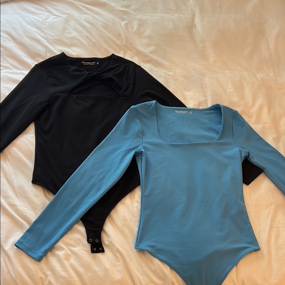 Abercrombie & Fitch Black and Blue Bodysuits